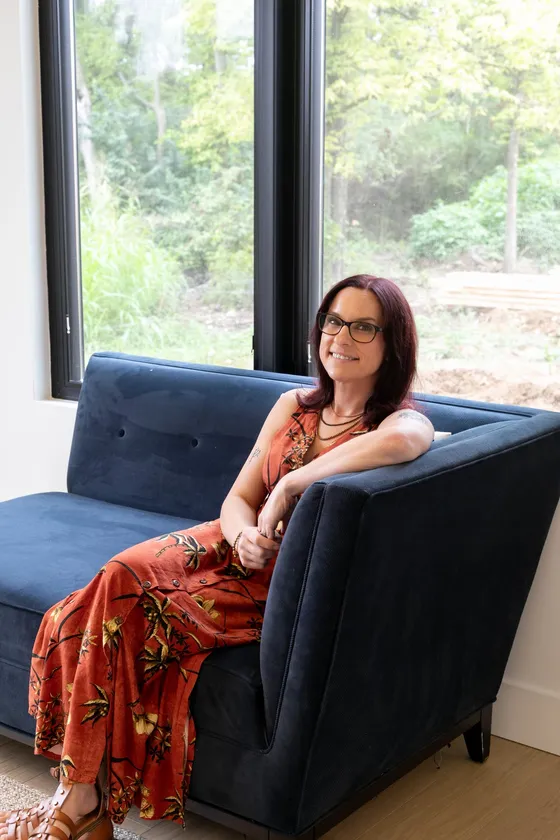 Amber Klempke, a Mid-Missouri travel advisor, at home